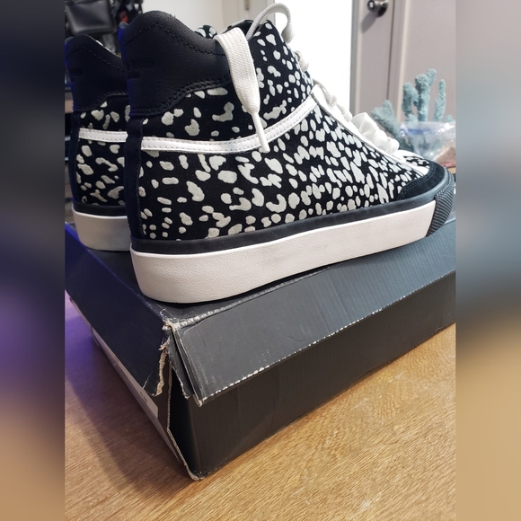 Rag & Bone Rb Army High Women's Size 11 Cheetah Cow Print - Picture 4 of 9